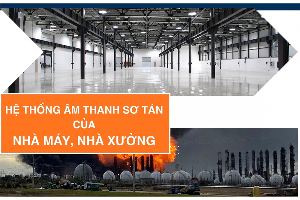 Hệ thống âm thanh cảnh báo, sơ tán nhà máy chuyên dụng, tiêu chuẩn!